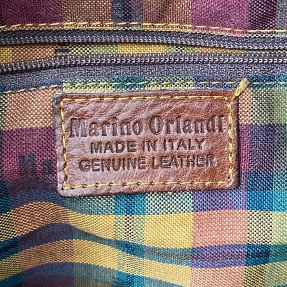 Marino Orlandi Made in Italy Leather‎ Shoulder Bucket Bag - EUC - Picture 13 of 16